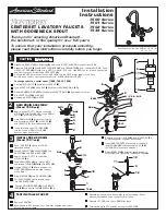 Preview for 1 page of American Standard Monterrey 7500 Series Installation Instructions