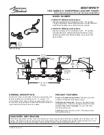 Предварительный просмотр 1 страницы American Standard MONTERREY General Description