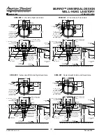 Preview for 2 page of American Standard Murro 0954.000 Installation Instructions