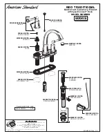 Предварительный просмотр 1 страницы American Standard NEO Traditional 6004S Parts List