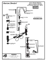 American Standard NEO Traditional 6008S Parts List предпросмотр