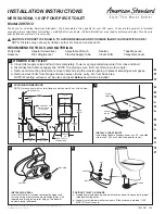 American Standard NEW SAVONA 2097.012 Installation Instructions предпросмотр