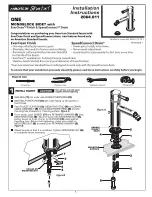 American Standard One 2064.011 Installation Instructions Manual предпросмотр