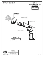 Preview for 3 page of American Standard ONE Diverter Valve Trim Kit M968981 Installation Instructions