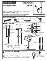 Предварительный просмотр 1 страницы American Standard One Shower System 2064.724 Installation Instructions