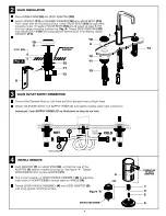 Preview for 2 page of American Standard One Spread Lavatory Faucet 2064.408 Installation Instructions Manual