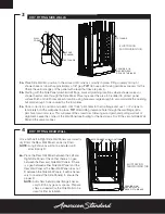 Preview for 6 page of American Standard Ovation Curve 2961BWT60.011 Owner'S Manual