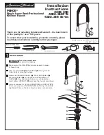 American Standard PEKOE 4332.350 Installation Instructions предпросмотр