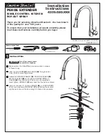 Предварительный просмотр 1 страницы American Standard PEKOE EXTENDER M968582 Installation Instructions