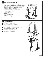 Предварительный просмотр 2 страницы American Standard Pekoe Extender Single Control Kitchen Pop-Out Spray 4335.020.XXX Installation Instructions