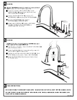 Предварительный просмотр 3 страницы American Standard Pekoe Extender Single Control Kitchen Pop-Out Spray 4335.020.XXX Installation Instructions