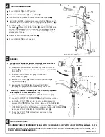 Предварительный просмотр 3 страницы American Standard Pekoe Hi-Flow Pull Out 4332.100.XXX Installation Instructions