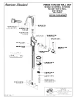 Предварительный просмотр 4 страницы American Standard Pekoe Hi-Flow Pull Out 4332.100.XXX Installation Instructions