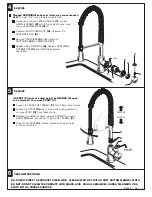 Предварительный просмотр 3 страницы American Standard Pekoe Lever Semi-Professional Kitchen Faucet 4332.350.XXX Installation Instructions