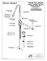 Предварительный просмотр 4 страницы American Standard Pekoe Pull-Down 4332.300.XXX Installation Instructions