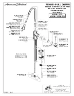 Предварительный просмотр 4 страницы American Standard PEKOE PULL DOWN 4332.300 Installation Instructions