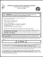 Preview for 2 page of American Standard PLC 100-76 Operation, Installation And Service Manual