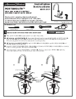 American Standard Portsmouth 4285.051 Installation Instructions предпросмотр