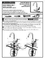 Предварительный просмотр 1 страницы American Standard PORTSMOUTH 4285.410 Installation Instructions