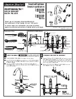 Предварительный просмотр 1 страницы American Standard PORTSMOUTHTM 7420.9 Installation Instructions