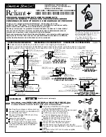 American Standard Pressure Balance Bath/Shower 1495.500 Installation Instructions предпросмотр