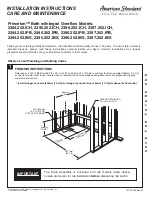 Предварительный просмотр 1 страницы American Standard Princeton 2394.202.ICH Installation Instructions