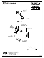 Preview for 3 page of American Standard Princeton T508.50X Series Installation Instructions