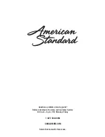 Preview for 18 page of American Standard QR028 Owner'S Manual