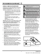 Preview for 9 page of American Standard QR030 Owner'S Manual