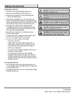 Предварительный просмотр 3 страницы American Standard QR031 Owner'S Manual