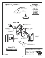 Предварительный просмотр 4 страницы American Standard Quentin TU440502 Installation Instructions