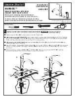 American Standard QUINCE 4433.001 Installation Instructions предпросмотр