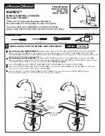 American Standard QUINCE 4433.150F15 Installation Instructions preview