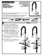 Предварительный просмотр 1 страницы American Standard QUINCE 4433.350 Installation Instructions