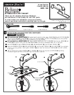 American Standard Reliant+ Single Control Kitchen Faucet 4205.100 Installation Instructions предпросмотр