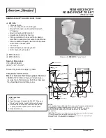 American Standard Reminiscence Round Front Toilet 3111.016 Specifications preview