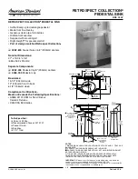 Preview for 1 page of American Standard Retrospect Collection Pedestal Sink 0066.000 Specifications