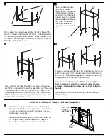 Предварительный просмотр 2 страницы American Standard Retrospect Console Table 7812.002 Assembly/Installation Instructions