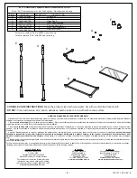 Предварительный просмотр 4 страницы American Standard Retrospect Console Table 7812.002 Assembly/Installation Instructions