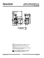 Предварительный просмотр 2 страницы American Standard Right Height Elongated 2386.010 Specifications