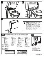 Предварительный просмотр 3 страницы American Standard Right Height Elongated Toilet Triumph Cadet 3 Installation Instructions Care And Maintenance