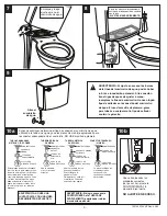 Предварительный просмотр 11 страницы American Standard Right Height Elongated Toilet Triumph Cadet 3 Installation Instructions Care And Maintenance