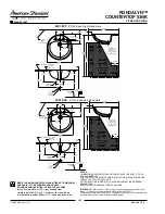 Предварительный просмотр 2 страницы American Standard Rondalyn Counterop Sink 0490.011 Specifications