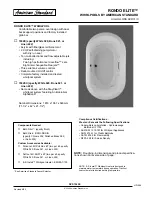 Preview for 1 page of American Standard Rondo Elite 7242EC Specifications