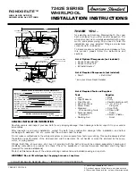 American Standard Rondo Elite Whirlpool 7242E Series Installation Instructions preview