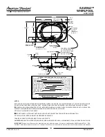 Preview for 2 page of American Standard Savona 2901.028WC Specifications