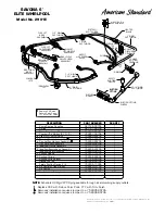 American Standard Savona Elite 6' Whirlpool 2901E Parts List preview