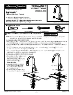 Предварительный просмотр 1 страницы American Standard Saybrook 4902330 Series Installation Instructions Manual