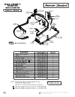 Предварительный просмотр 1 страницы American Standard Scala Corner 5' 751676-XXX0A Parts List