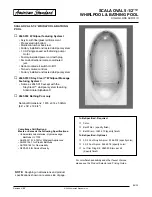 American Standard Scala Oval 2645.002 Specification Sheet preview